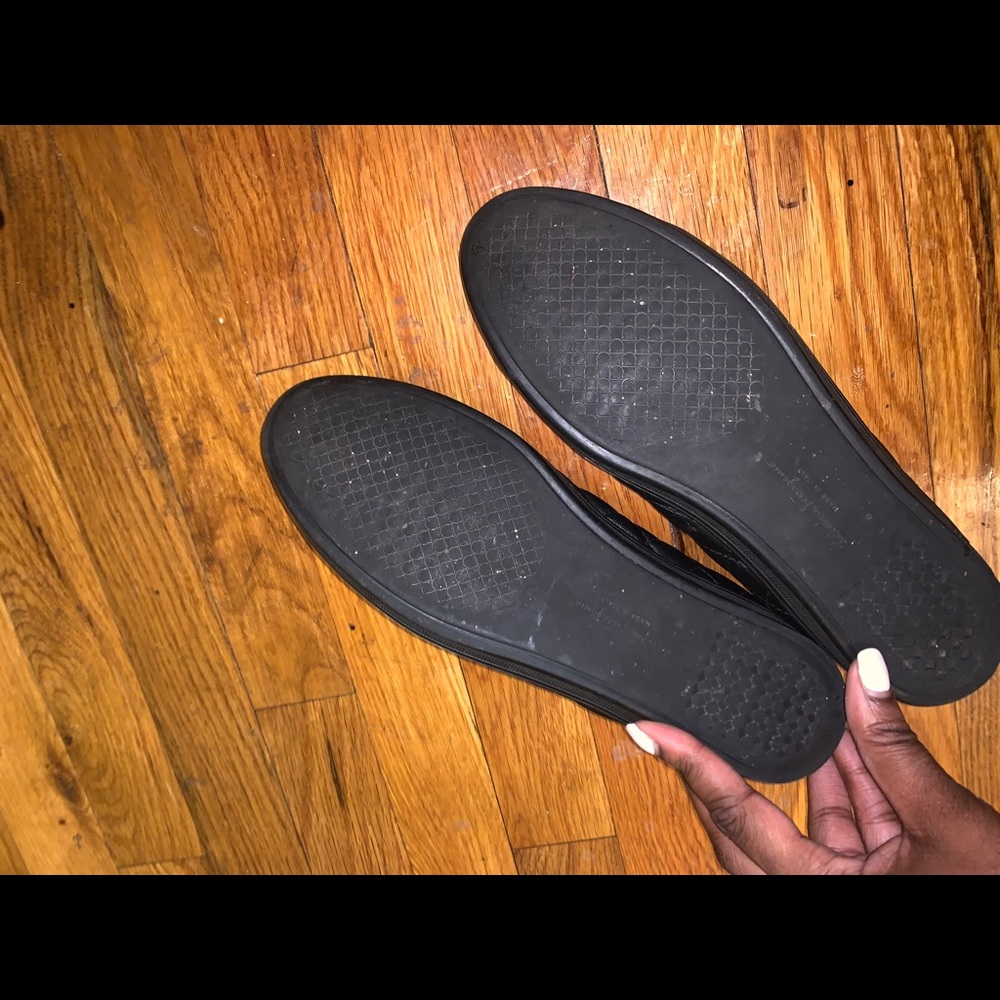 Salvatore Ferragamo Black Quilted Leather Flats - Picture 7 of 7